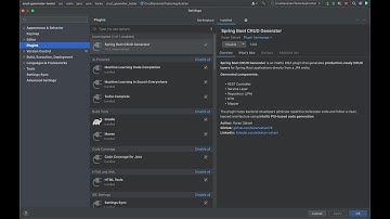 Spring Boot CRUD Generator Preview