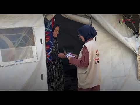 توزيع مساعدات نقدية مشروع كفالة الأسر ضمن حملة معا نبني فلسطين غزة أغسطس 2025 جمعية ميدان