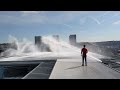 Helicopter Pad fire suppression system testing. Pittsburgh.