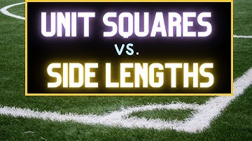 Find Area with Unit Squares and Side Lengths | 3rd Grade Math Learning Video