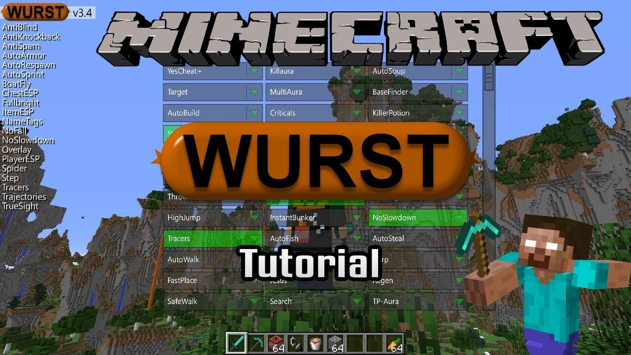 Minecraft 1.19.2 Wurst Hacked Client Downloads 