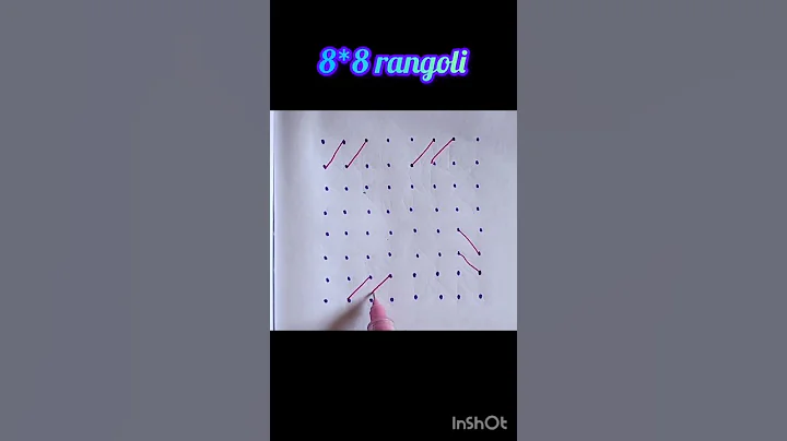 8*8 rangoli. #rangoli #muggulu #dots #kolam #dialyrangoli #easyrangoli #shortsviral #shortvideo