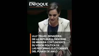 Lilly Tellez denuncia intenciones de AMLO en reforma electoral PLAN B