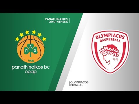 Panathinaikos OPAP Athens - Olympiacos Piraeus Highlights | EuroLeague, RS Round 12