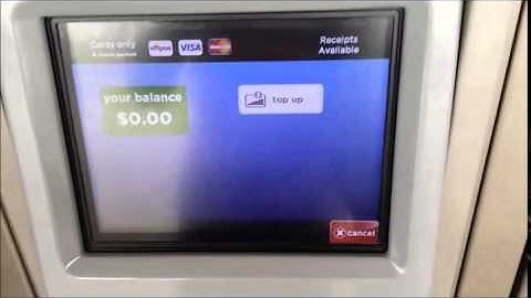 $0 Balance Opal Card Top Up Point Machine