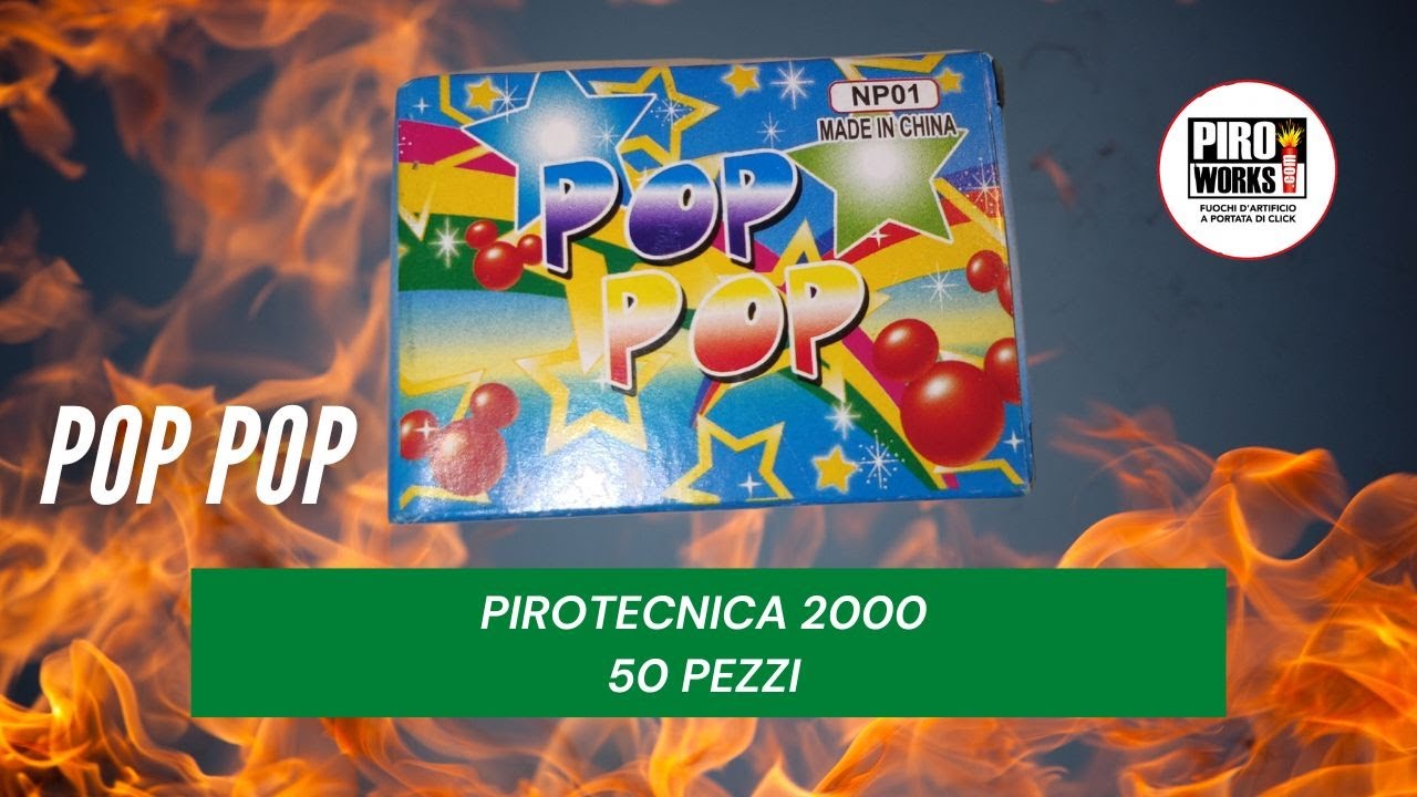 Test Petardo POP POP di NEW PIROTECNICA 2000 