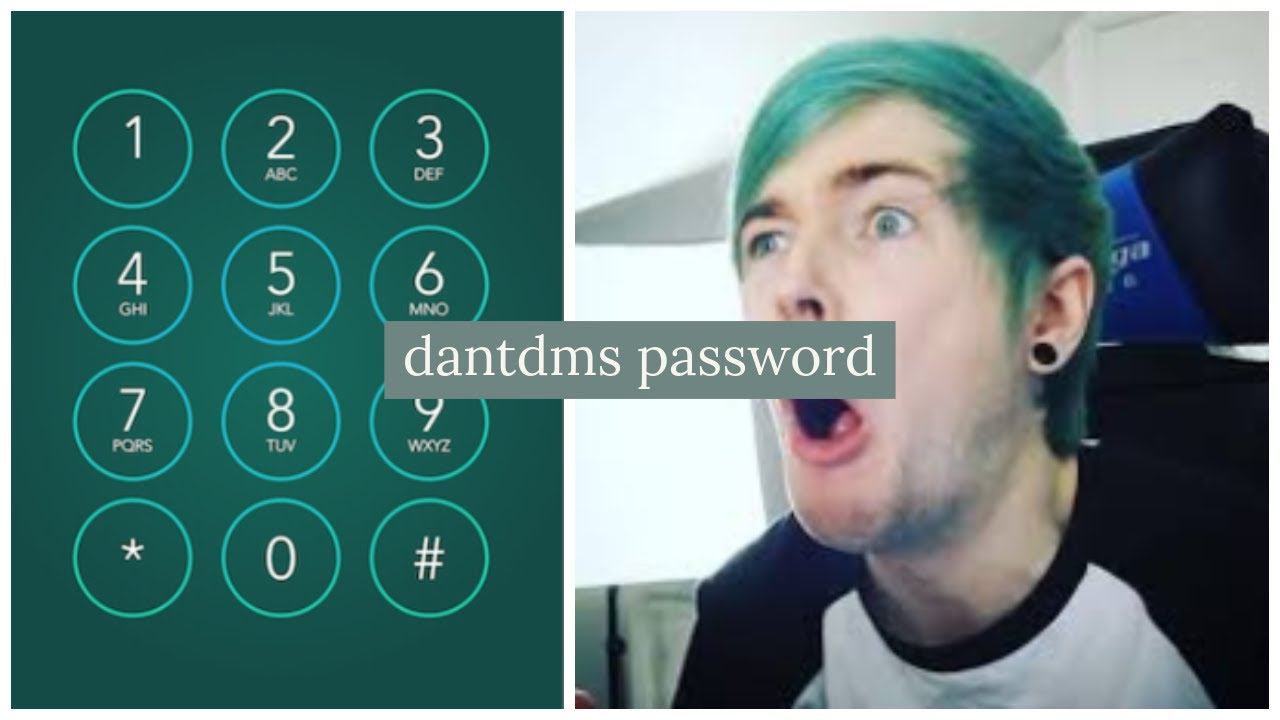 I Know Dantdm S Password Not Clickbait Youtube - roblox accounts with passwords dantdm