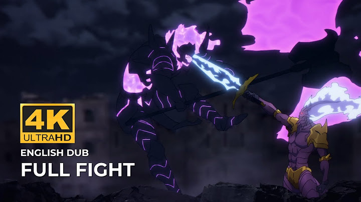 Jinwoo vs Baran Full Fight (English Dub) | 4K UHD - Solo Leveling - Season 2