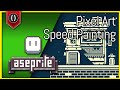 1bit pixel art hotel aseprite speed painting