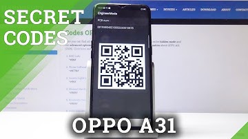 Secret Codes on OPPO A31 2020 - Test Device / Phone Info