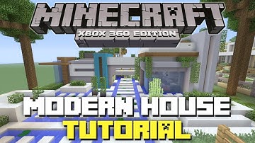 Minecraft Xbox 360 Edition: Modern House Tutorial! Part 3