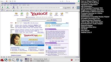 Mozilla on RedHat Linux 8 (VMware Plyer 17)