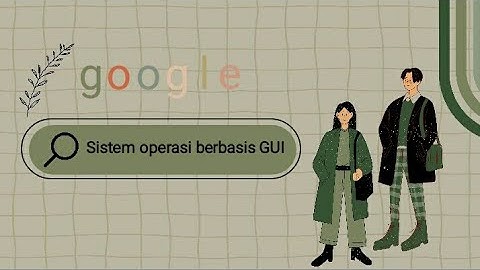 Sistem operasi berbasis GuI