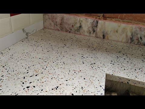 Video: Floor Mosaic: Marble Chips Mosaic Floor, Glass And Ceramic Tiles, Porcelain Stoneware Covering