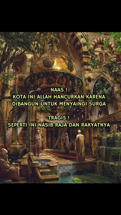TRAGIS ! KOTA INI  ALLAH LENYAPKAN KARENA DIBANGUN UNTUK MENYAINGI SURGA #shorts #pengingatdiri