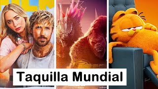 The Fall Guy decepciona, Godzilla x Kong roza 550M de Taquilla Mundial, Garfield brilla en México.