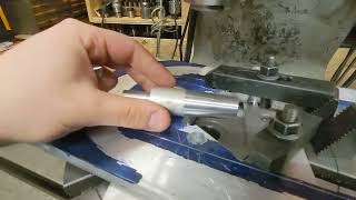 Tool making - Centering a rotary table on a milling machine #machinist #tools