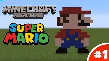 Minecraft Pixel Art Tutorial: 8-Bit Mario