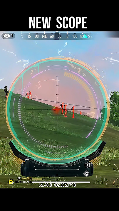New Infrared Scope 🔥 Free Fire New Scope On M82B #srikantaff