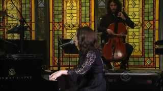 Regina Spektor - All The Rowboats (Live on David Letterman) with Lyrics