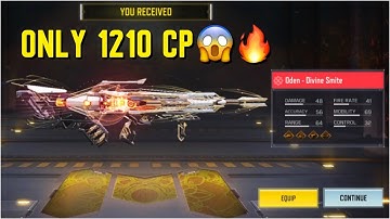 I GOT THE *NEW* MYTHIC ODEN-DIVINE SMITE FOR ONLY 1210 CP 🔥😱 | Call Of Duty Mobile #codm #codmobile