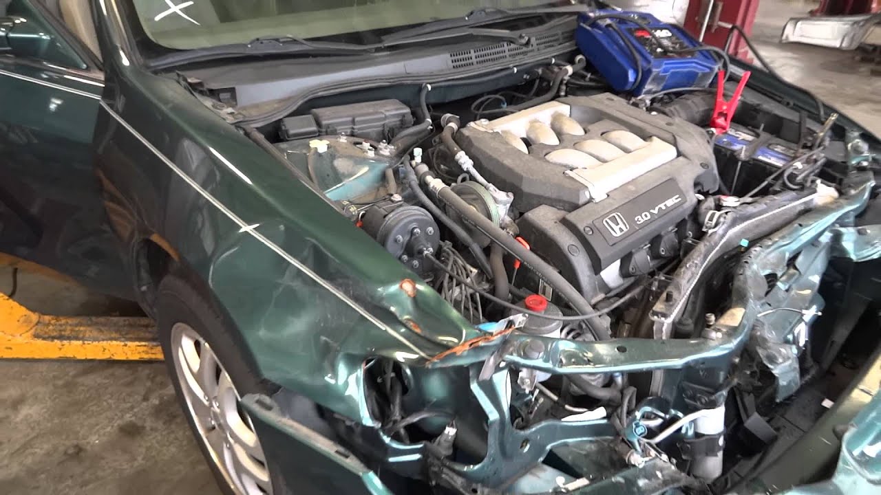 2002 Honda Accord 3.0L engine with 34k miles - YouTube