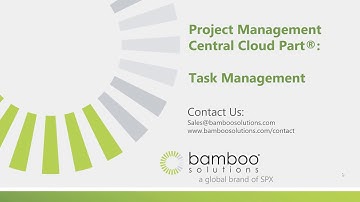 Project Management Central Web Part: Task Management