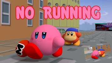 Kirby before running existed (3D Animation)