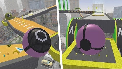 Action balls gyrosphere race speedrun gameplay level 611-620, Race #24