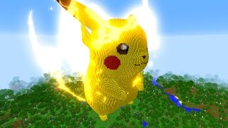 MINECRAFT vs POKEMON GO : GIGA PIKACHU VS REZENDE !!!