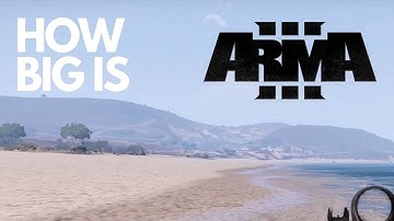 HOW BIG IS THE MAP in Arma 3? Walk Across the Map (Altis)