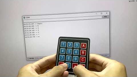 [Arduino] Keypad without Library