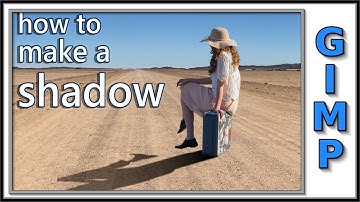 Gimp: How To Make a Shadow Off a Person Or an Object