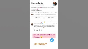 Aw, I’m already verified on Threads