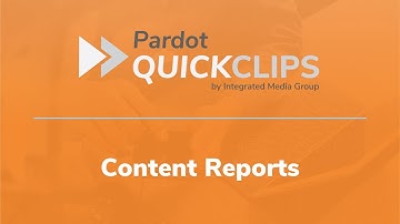 Account Engagement (Pardot) Content Reports