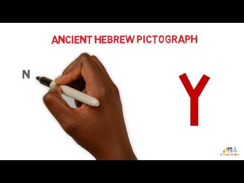 WAW - Ancient Hebrew Pictograph and Paleo Hebrew for Kids