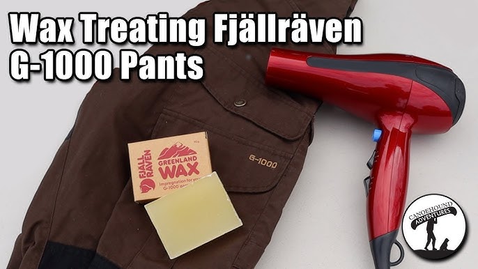 How To Wax Padded G1000 Fjallraven Jackets, Greenland re Wax and relax