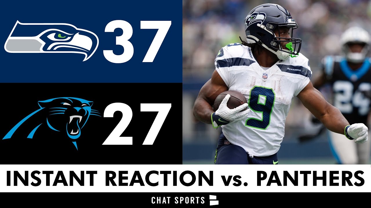 RB Kenneth Walker III's big day propels Seahawks' win over Panthers