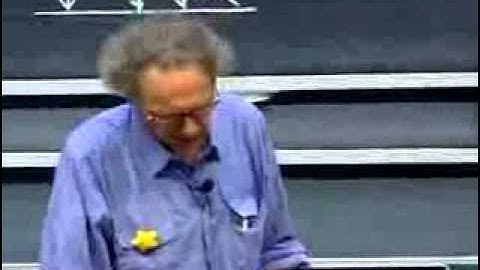 Lec 34   8 01 Physics I  Classical Mechanics, Fall 1999