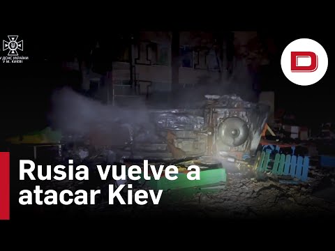 Rusia vuelve a atacar la cuidad de Kiev con drones y misiles durante la madrugada