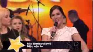 Mia Borisavljevic - Nije Nije To - Nedeljno Popodne - (Tv Prva 2015)