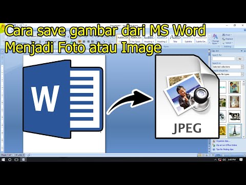 Video: Cara Menyimpan Gambar yang Dipotong di Microsoft Word: 7 Langkah