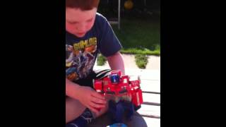 Optimus Prime Does The Energon Ice Bucket Challenge