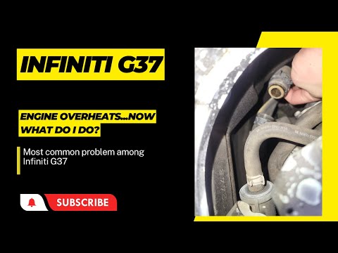 Infiniti G37 Coolant radiator hose fix – DIY