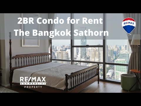Gorgeous Full Furnished 2BR 2 Baht Condo - The Bangkok Sathorn for RENT on High Floor