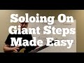 Capture de la vidéo Soloing On Giant Steps Made Easy! Coltrane Changes Demystified