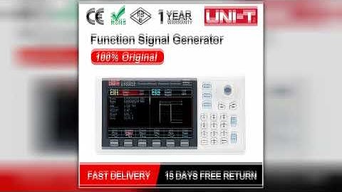 UNIT UTG932E UTG962E Function Signal Generator 30Mhz 60Mhz Dual Channel Frequency Sine Wave Arbitra