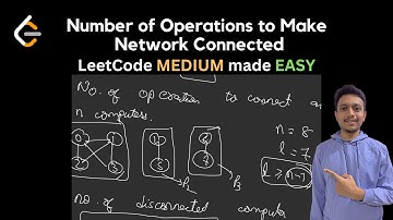 1319. Number of Operations to Make Network Connected | LeetCode Daily Challenge | LeetCode POTD
