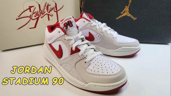 Jordan Stadium 90 White Varsity Red