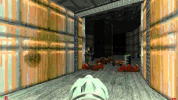 ZDoom - Ultimate Doom, E1M7 (Computer Station) - Walkthrough Nightmare - played by Sompi